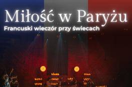 Miłość w Paryżu Francuski wieczór przy świecach